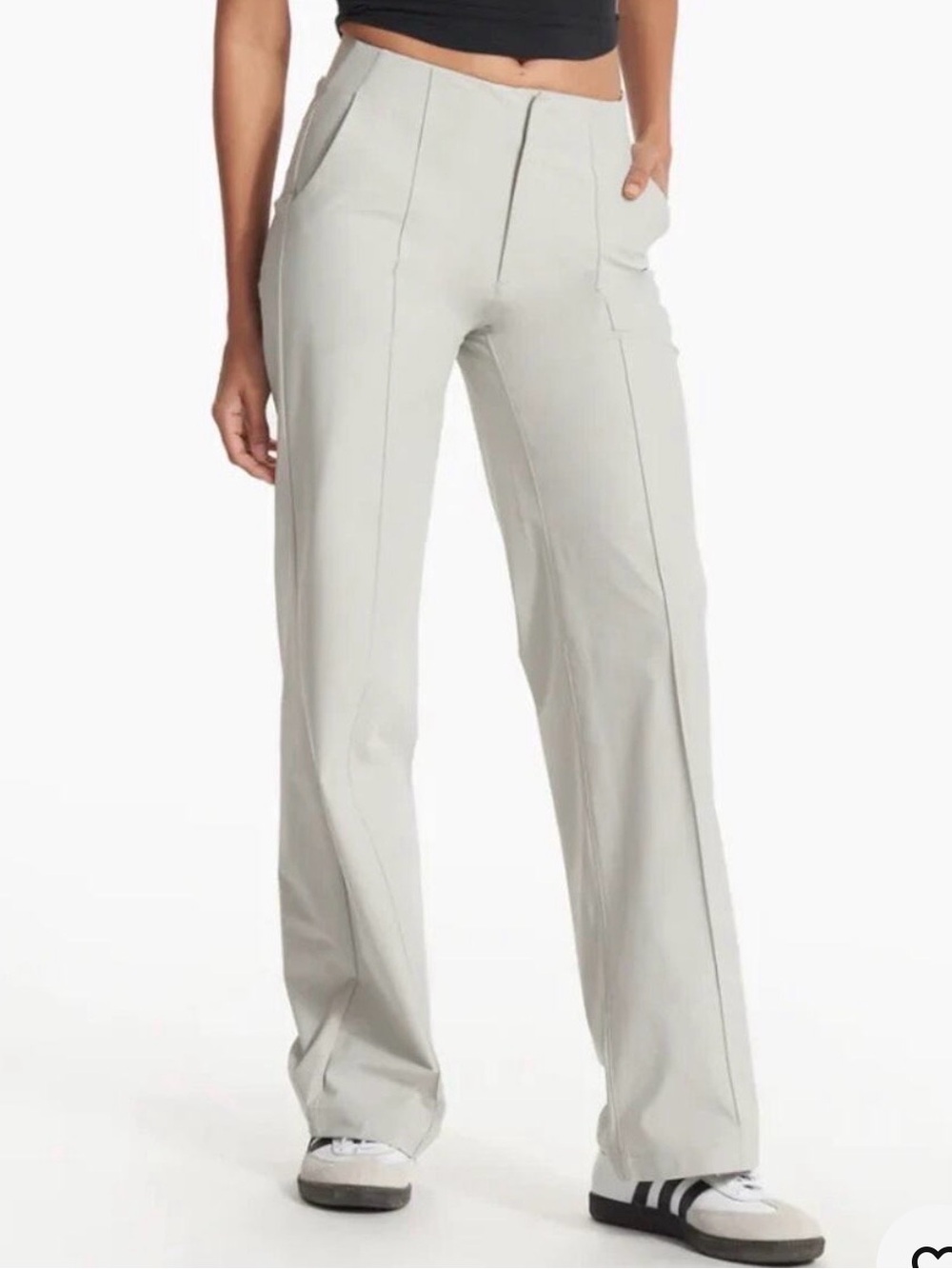 VUORI Meta Wideleg Pants Light Gray XS